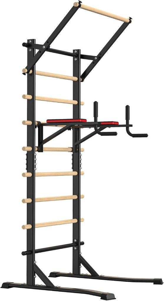NIEUW: RevFit Fitness Wandrek + Pull-up & Dip Station, Ophalen, Nieuw, Benen, Oprekstang