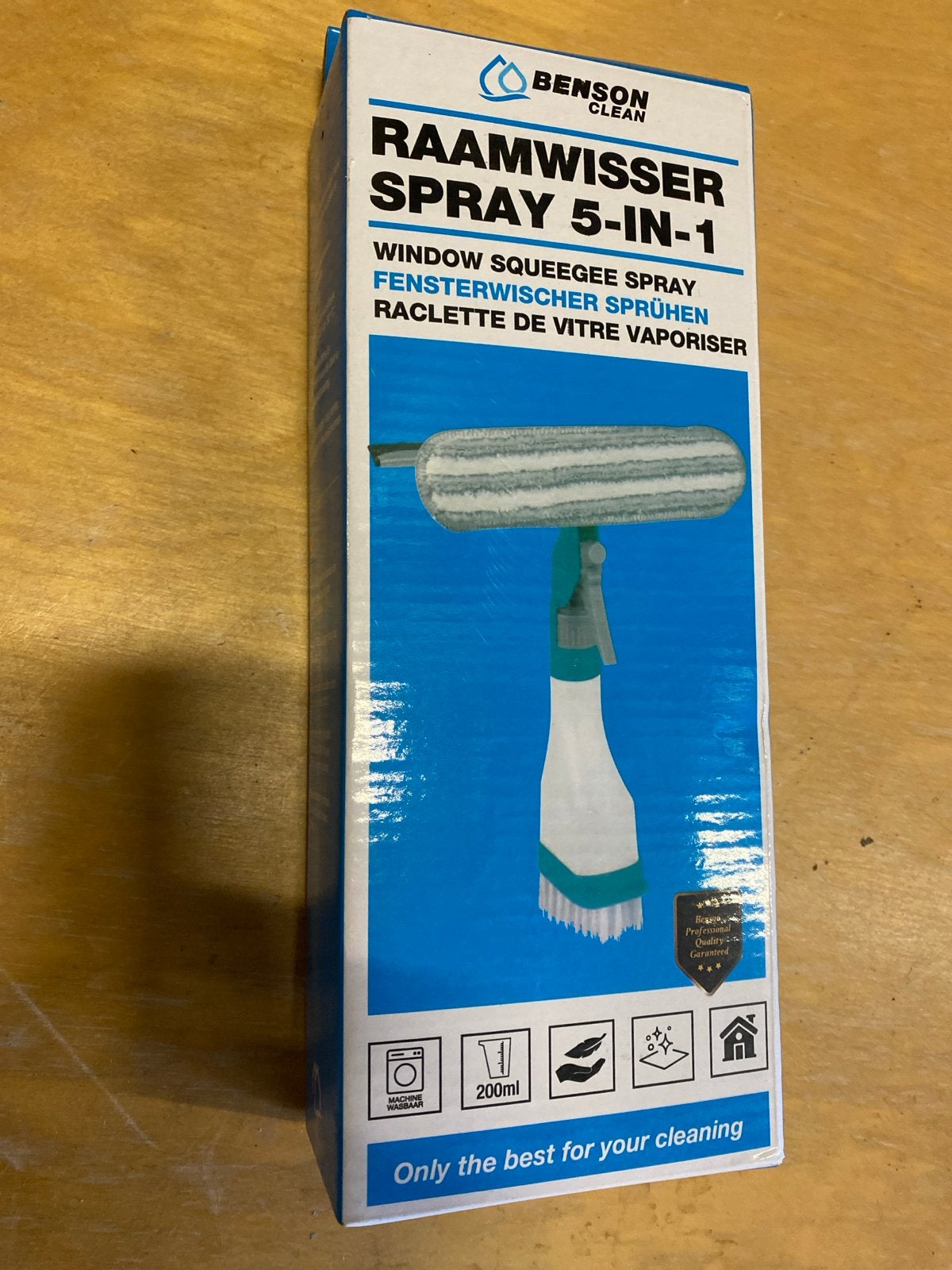 Nieuwe Benson Clean Raamwisser Spray 5-in-1, Onbekend, Ophalen of Verzenden, Raamwisser of Trekker, Onbekend