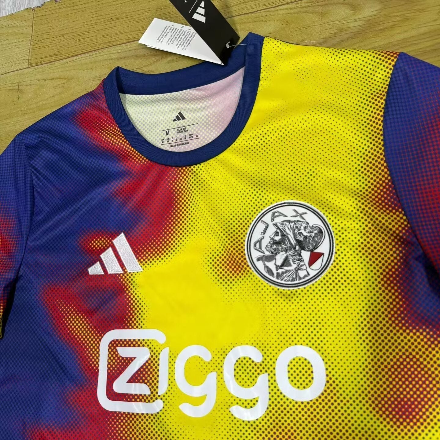 Ajax Custom Shirt Blauw - Nieuw! Fan Versie, Verzenden, Nieuw, Shirt