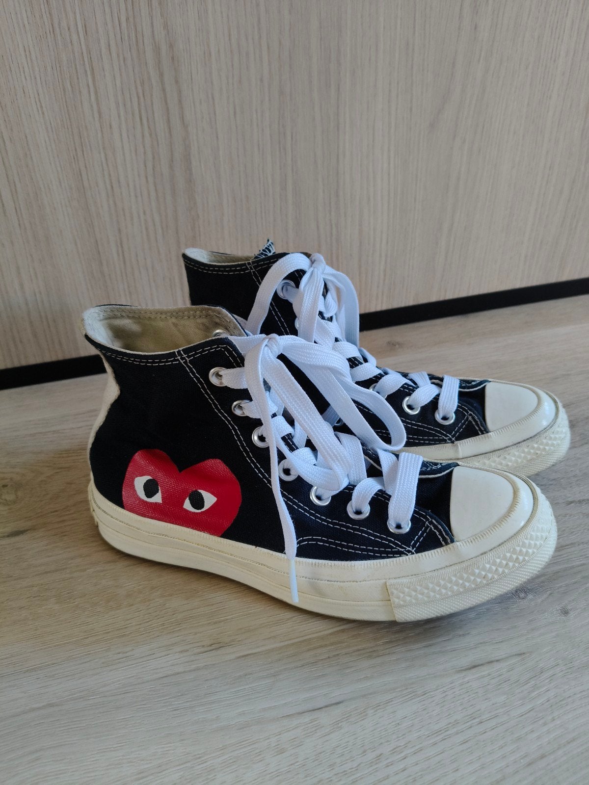 Converse x Comme des Garçons PLAY Chuck 70 High Top, Kleding | Dames, Zwart, Ophalen of Verzenden, Sneakers of Gympen, Comme des Garcons
