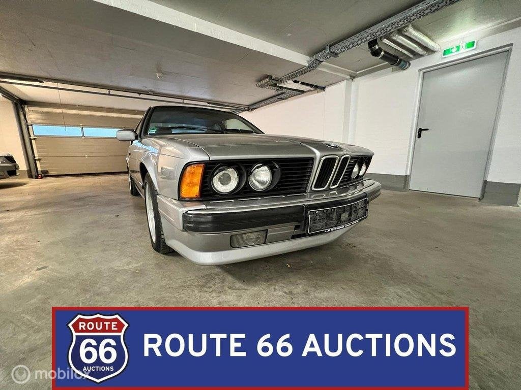 BMW 635 CSi | 1988 | Route 66 Auctions, Auto's, Overige carrosserieën, Zwart, Bedrijf, Handgeschakeld