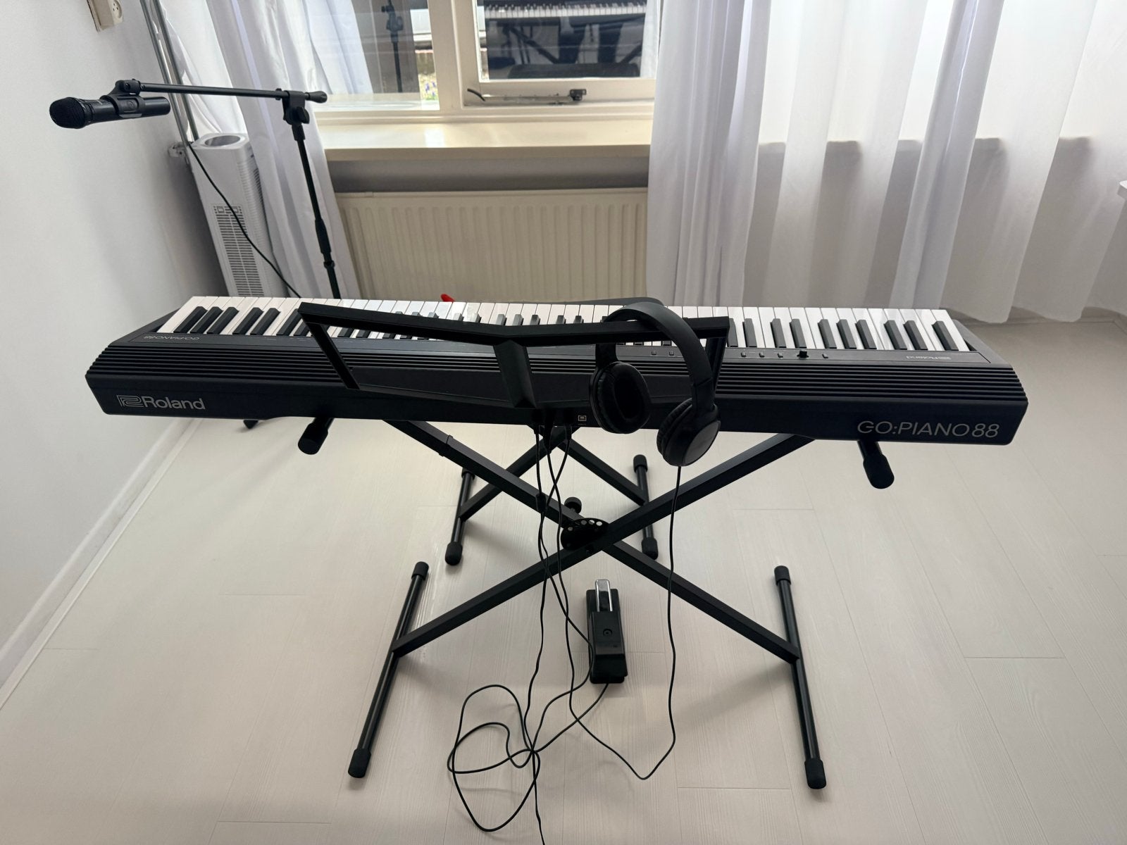Roland GO:PIANO88 Digitale Piano Set - Compleet!, Ophalen, 88 toetsen, Roland, Zo goed als nieuw