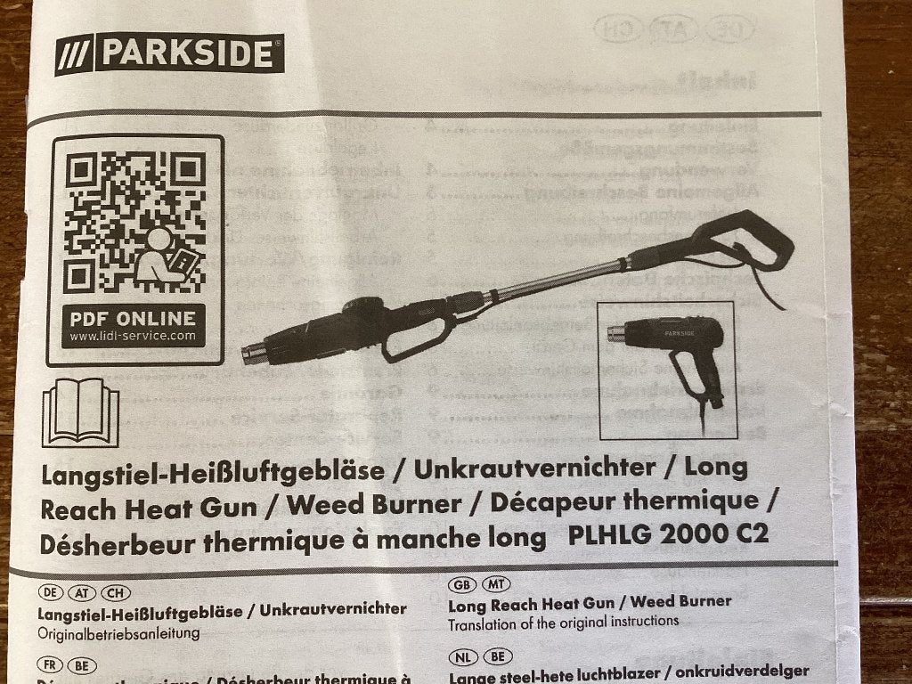 Hetelucht onkruidverdelger., Ophalen, Nieuw