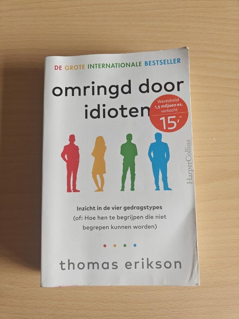 Omringd door idioten - Thomas Erikson, Ophalen of Verzenden, Zo goed als nieuw