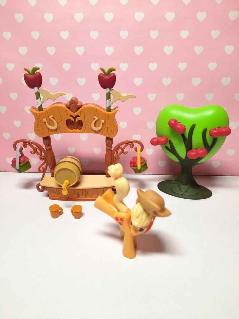 My Little Pony "Sweet Apple Juice Stand" met Applejack, Ophalen of Verzenden, Zo goed als nieuw
