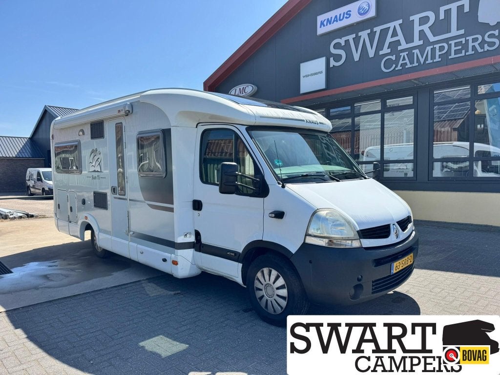 Knaus Sun Ti 650 MF, fransbed Renault 146 pk, Airbags, Standaard zit, Ringverwarming, Koelkast