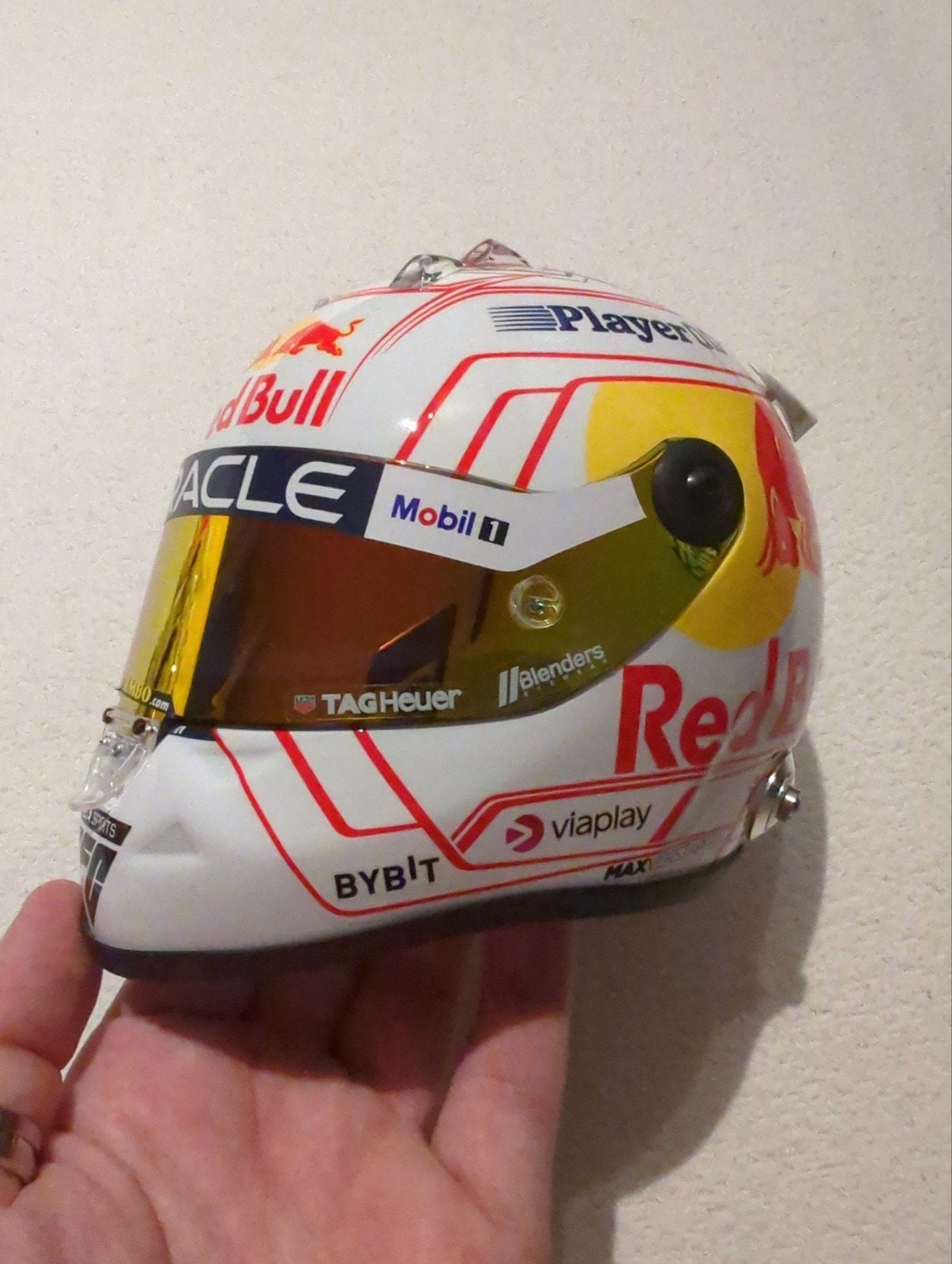 Max Verstappen Helm Schaalmodel 1:2 GP Japan 2023, Ophalen of Verzenden, Nieuw, Formule 1