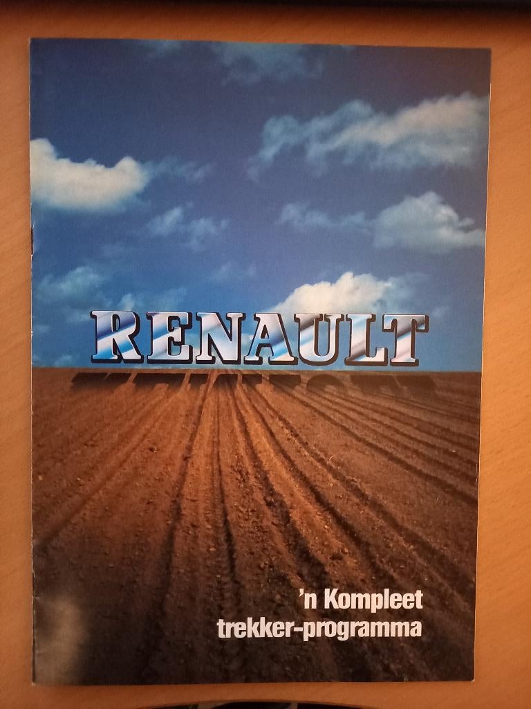 Folder Renault tractor 'n kompleet trekker programma, Boeken, Verzenden, Gelezen, Tractor en Landbouw
