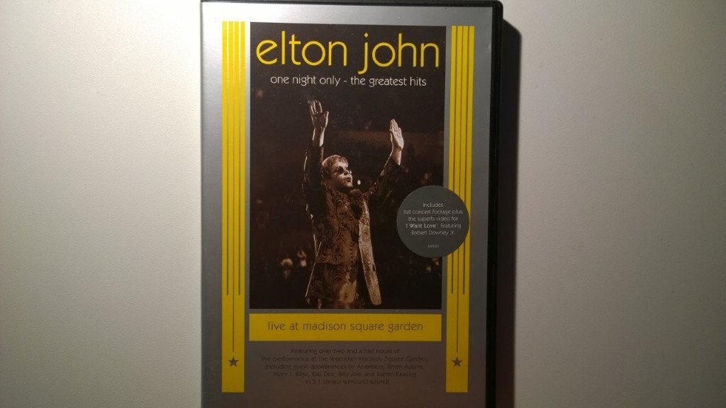 Elton John - One Night Only The Greatest Hits (DVD), Alle leeftijden, Ophalen of Verzenden, Zo goed als nieuw