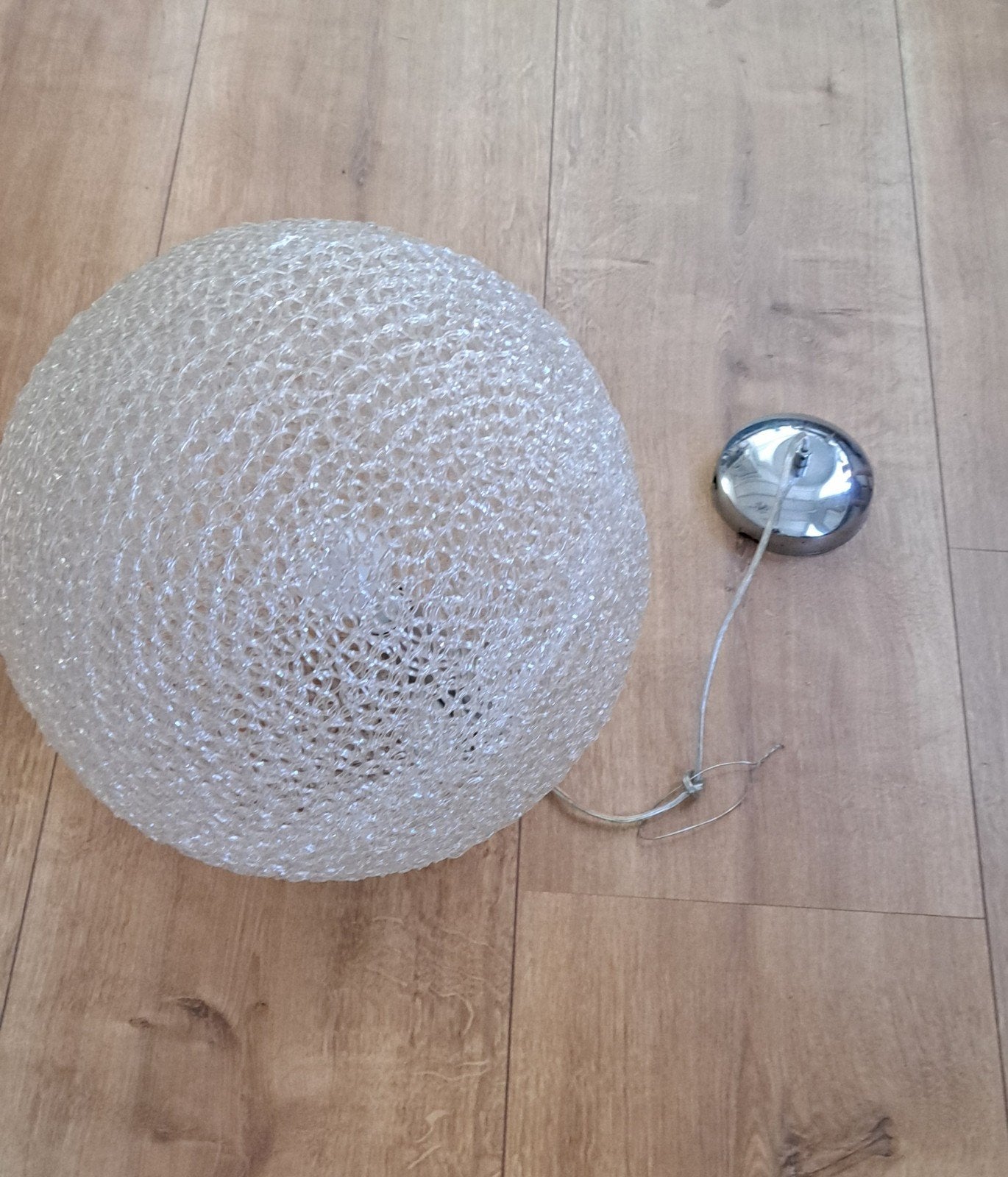Grote Bal Lamp - Modern Design Plafondlamp, Kunststof, Zo goed als nieuw, Modern, E27 (groot)