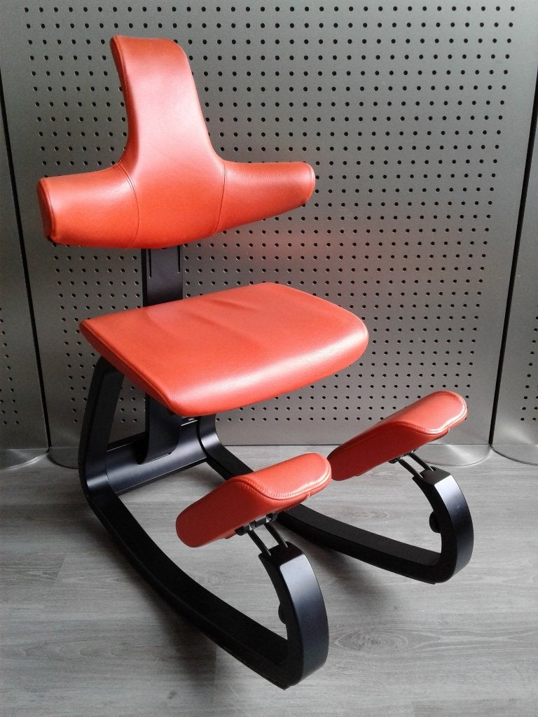 Variér (Stokke) Thatsit (Oranje Leder), Heel Mooi!, Oranje, Ophalen of Verzenden, Zo goed als nieuw, Variér