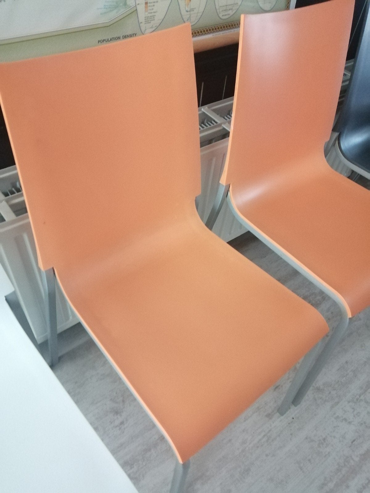 6 stuks design stoelen Bontempi Casa Italië mooie staat, Ophalen, Kunststof, Gebruikt, Wit