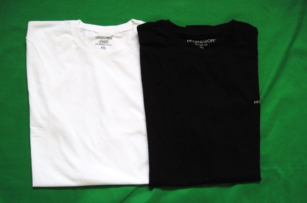 qbl  HEREN T-SHIRT van McGREGOR,UNSIGNED (2 st.) Maat:XXL, Ophalen of Verzenden, Zo goed als nieuw, Maat 56/58 (XL), Zwart
