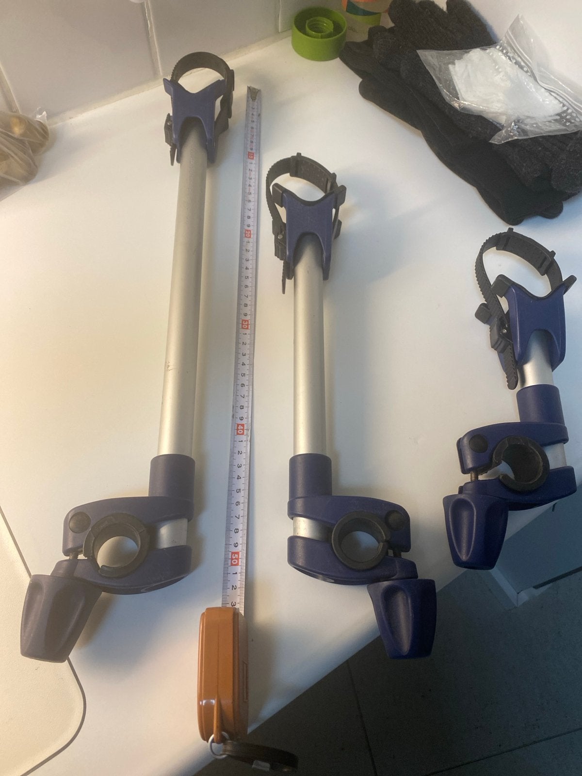 Set Omnistor fietsendrager houders, Ophalen of Verzenden, Gebruikt