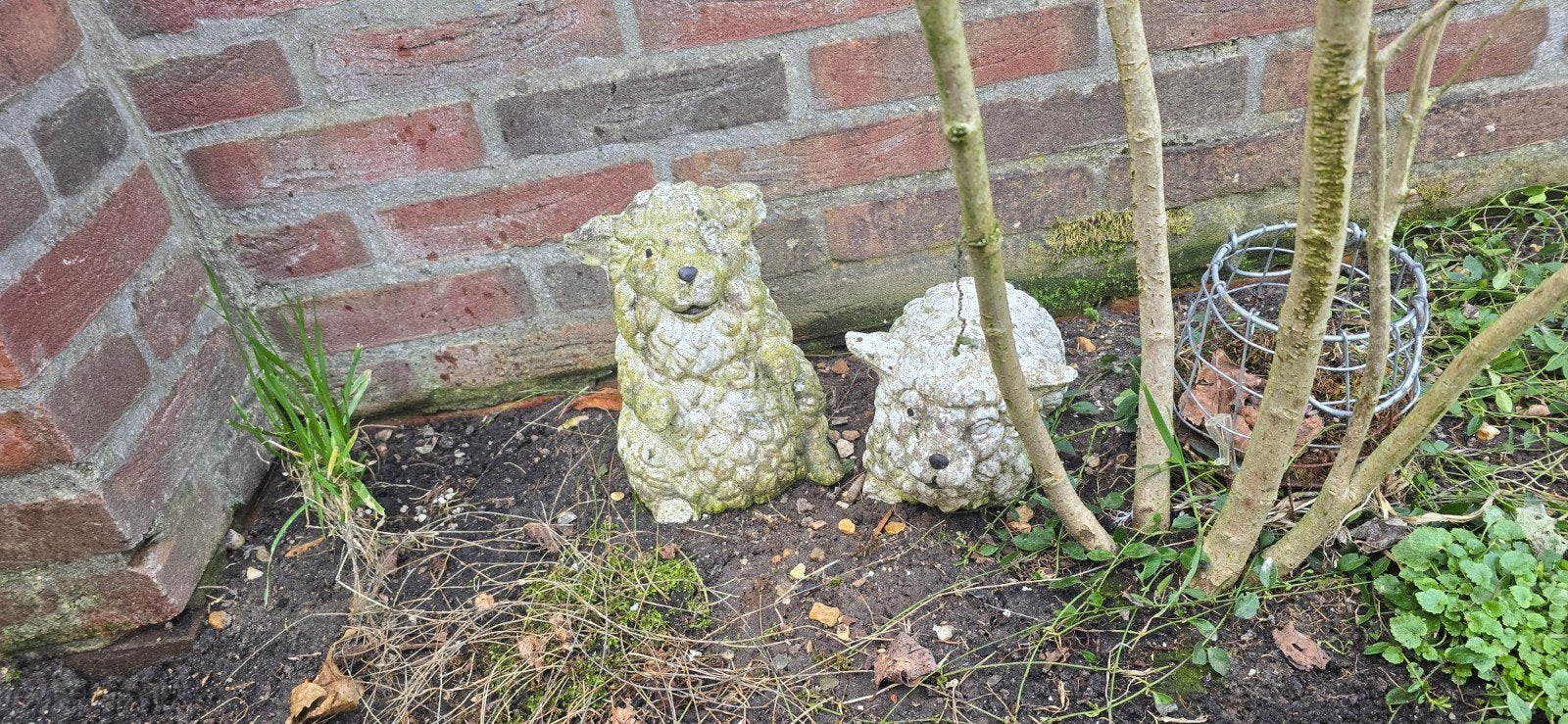 tuin beelden beton, Tuin en Terras, Tuinbeelden, Ophalen, Gebruikt, Beton, Dierenbeeld