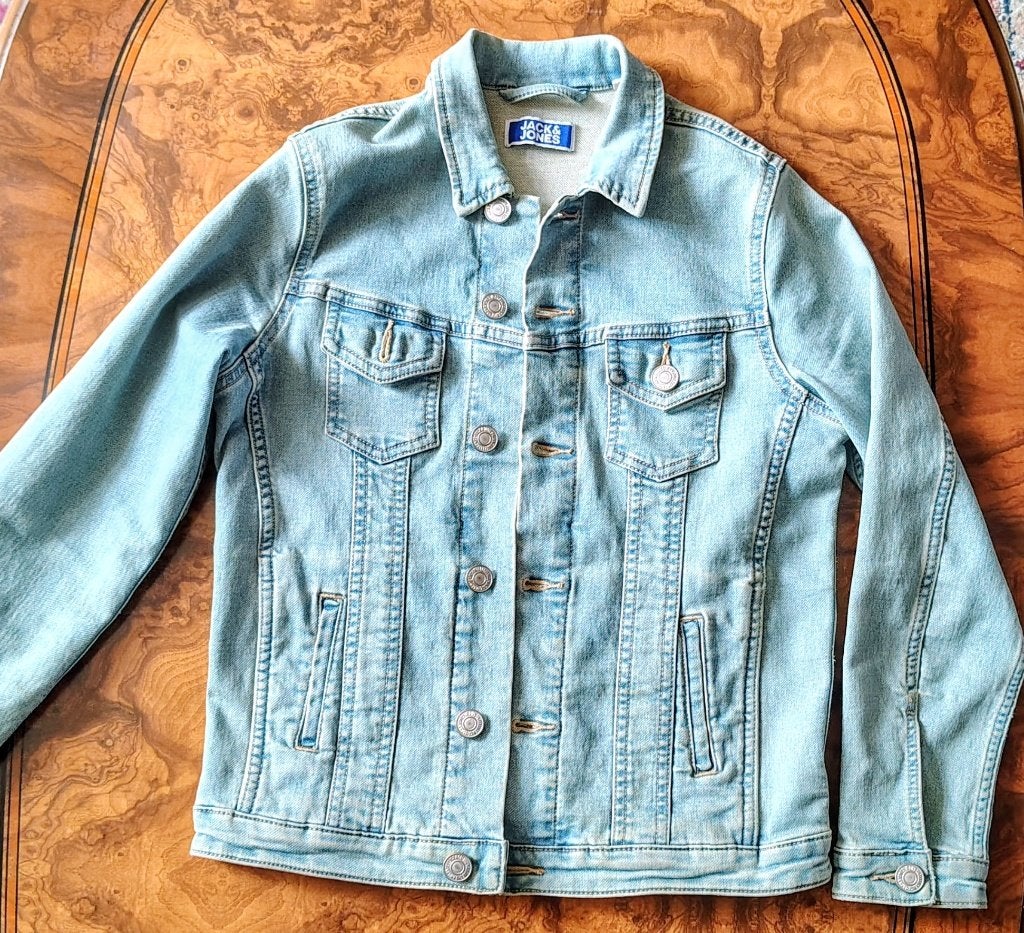 Te koop : SpijkerVest Jongens, Ophalen of Verzenden, Zo goed als nieuw, Maat 146