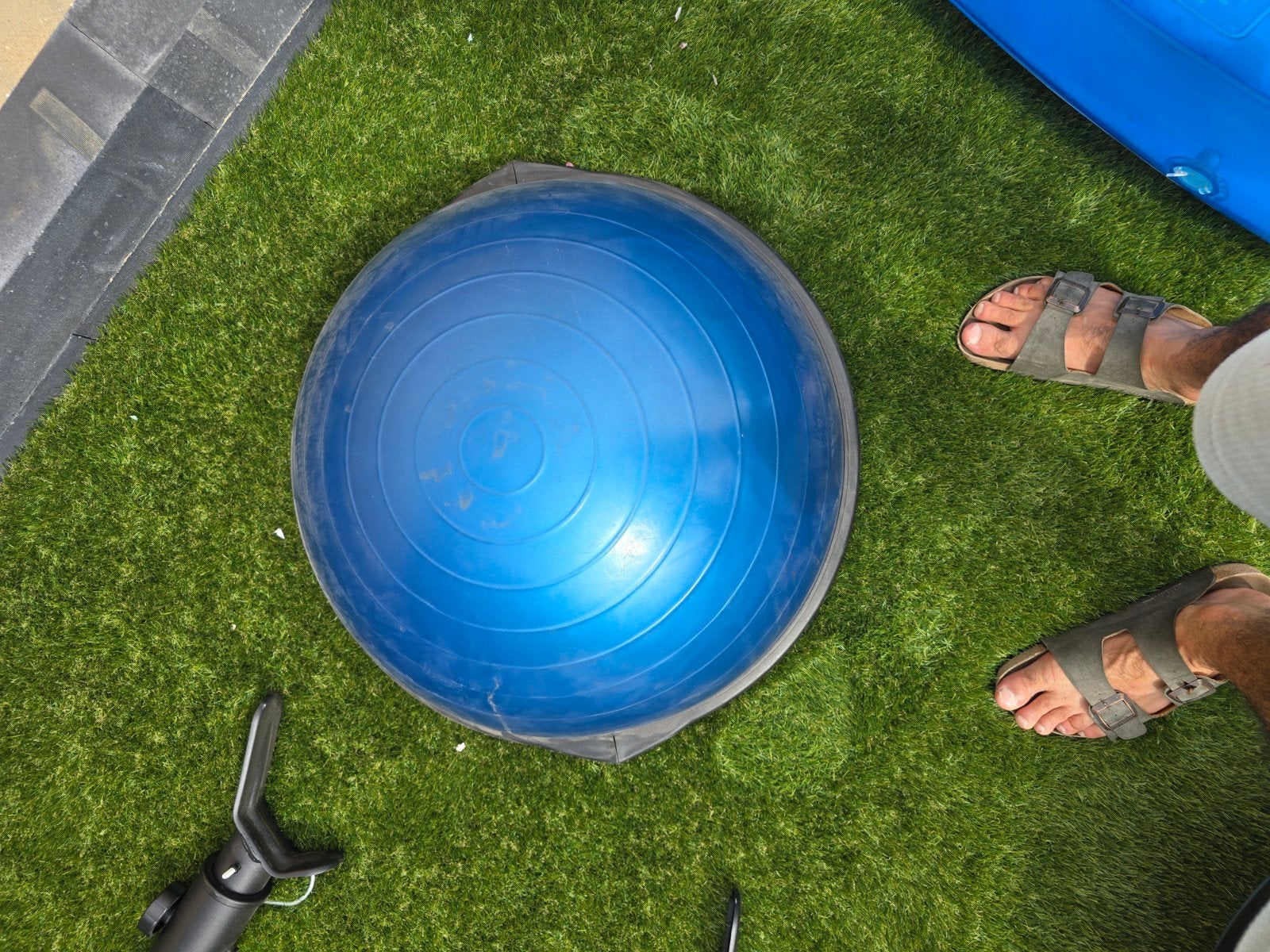 BOSU Balansbord, Sport en Fitness, Fitnessmaterialen, Ophalen of Verzenden, Gebruikt, Buik, Balansbord