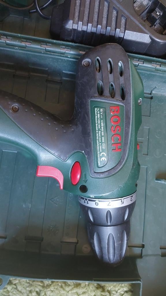 Bosch PSR 12  VE-2  Accuboor (zonder accu), Gebruikt, Variabele snelheid, Ophalen of Verzenden, Boor- en Schroefmachine