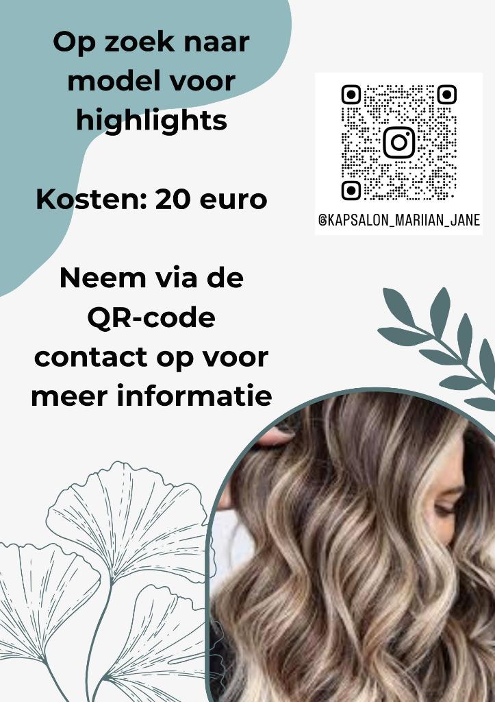 Model gezocht kapper Eindhoven, Vacatures, Vacatures | Modellen, 33 - 40 uur, Overige niveaus, Overige vormen