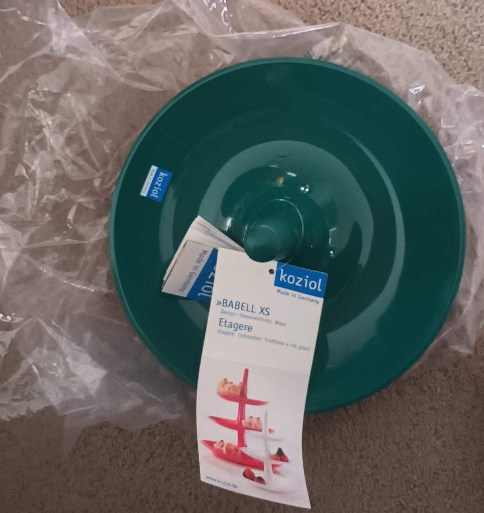 Koziol Babell XS etagere - Groen, Ophalen of Verzenden, Nieuw