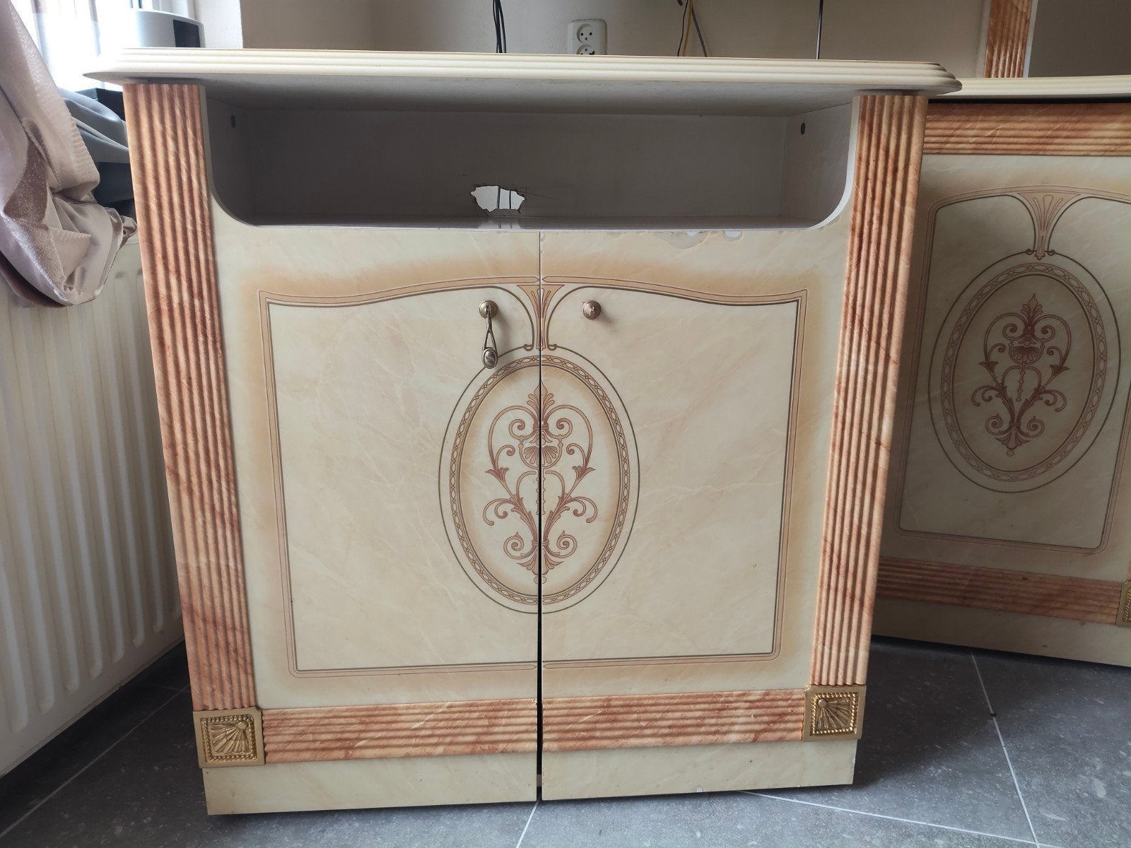 Gebruikt dressoir en tv meubel, Ophalen, Gebruikt, 25 tot 50 cm, Minder dan 100 cm