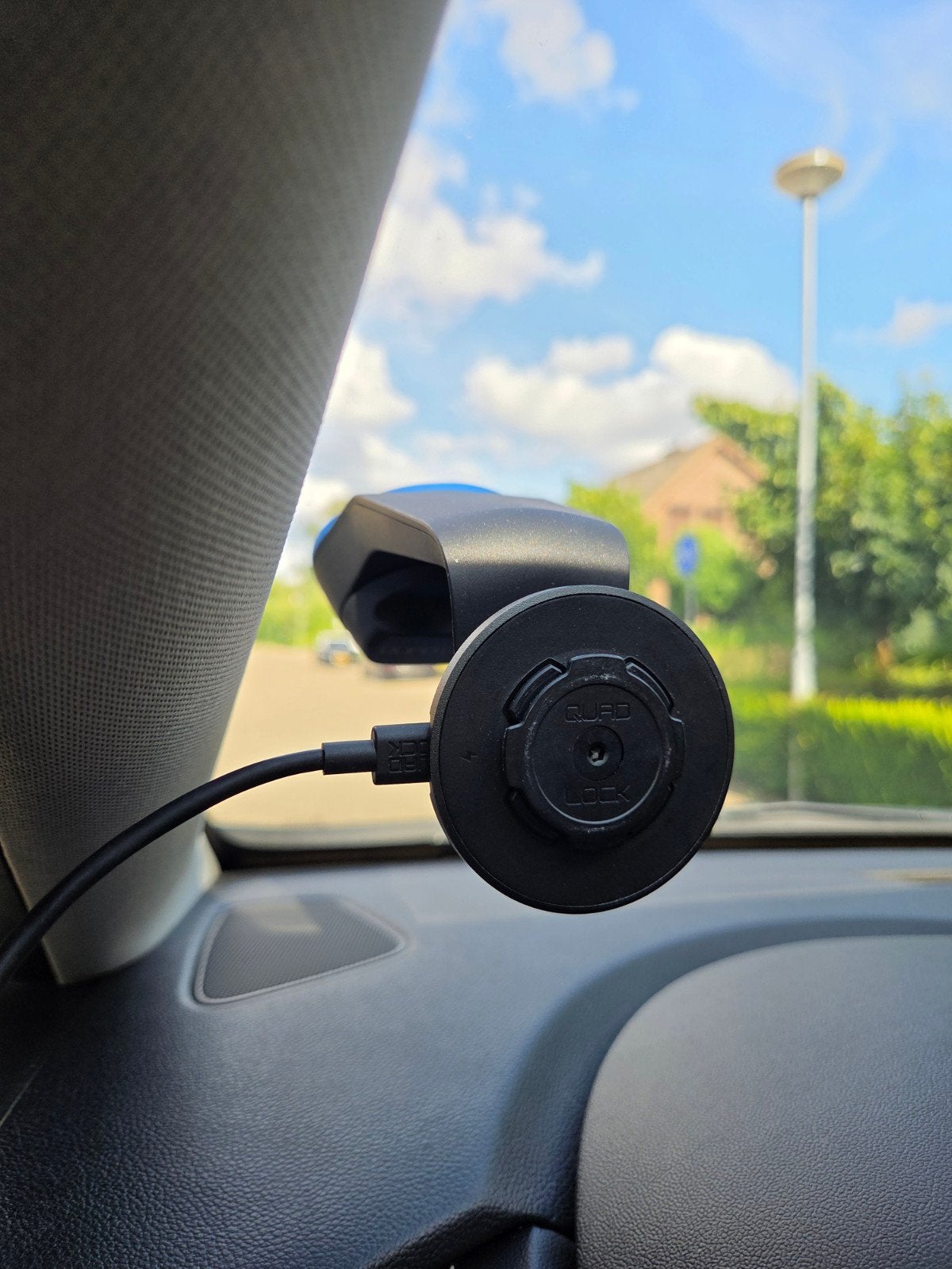 Quad Lock suction mount voor auto, Telecommunicatie, Telefoonhouders, Ophalen of Verzenden, Gebruikt, Auto