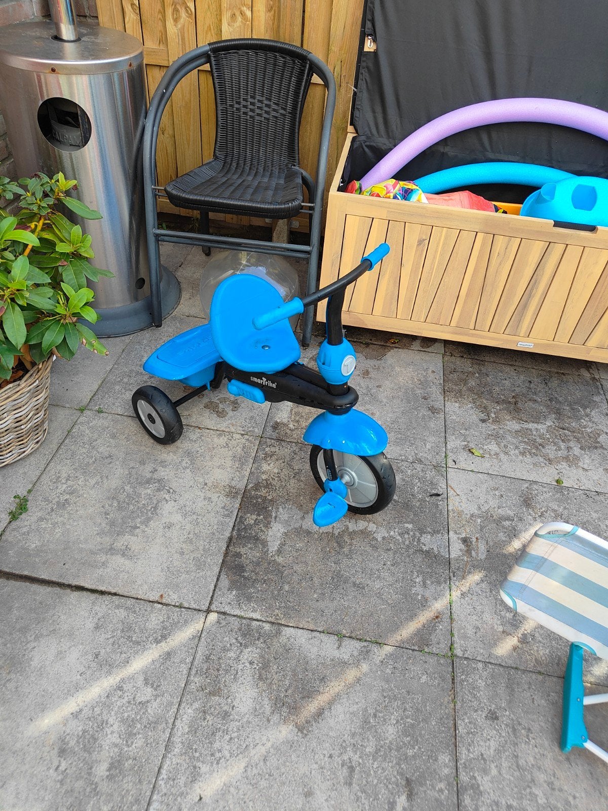 Smart Trike 3-wieler blauw, Ophalen, Gebruikt