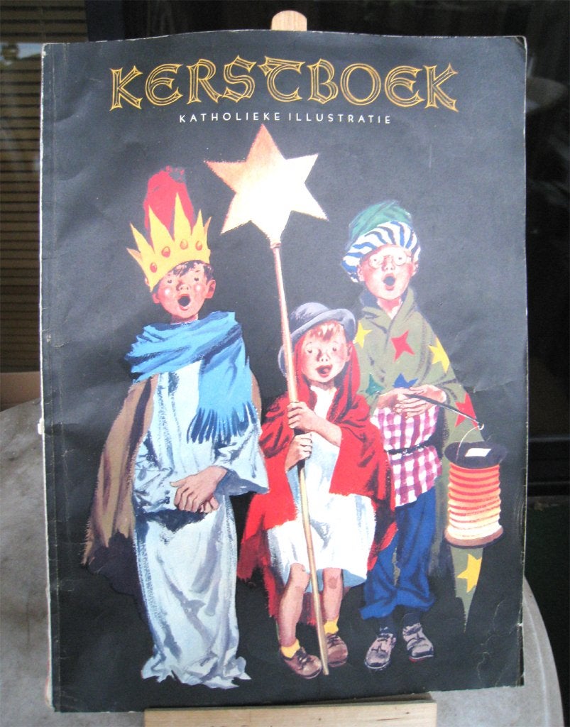 Katholieke Illustratie - Kerstboek 1954, Antiek en Kunst, Antiek | Boeken en Bijbels, Ophalen of Verzenden