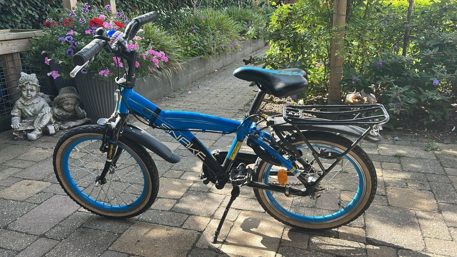 Loekie Snake kinderfiets 18 inch, Fietsen en Brommers, Ophalen, Terugtraprem, Loekie Snake, 16 tot 20 inch