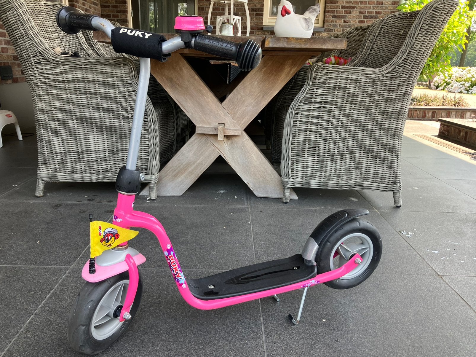 Pucky , roze step., Ophalen, Zo goed als nieuw, Overige typen