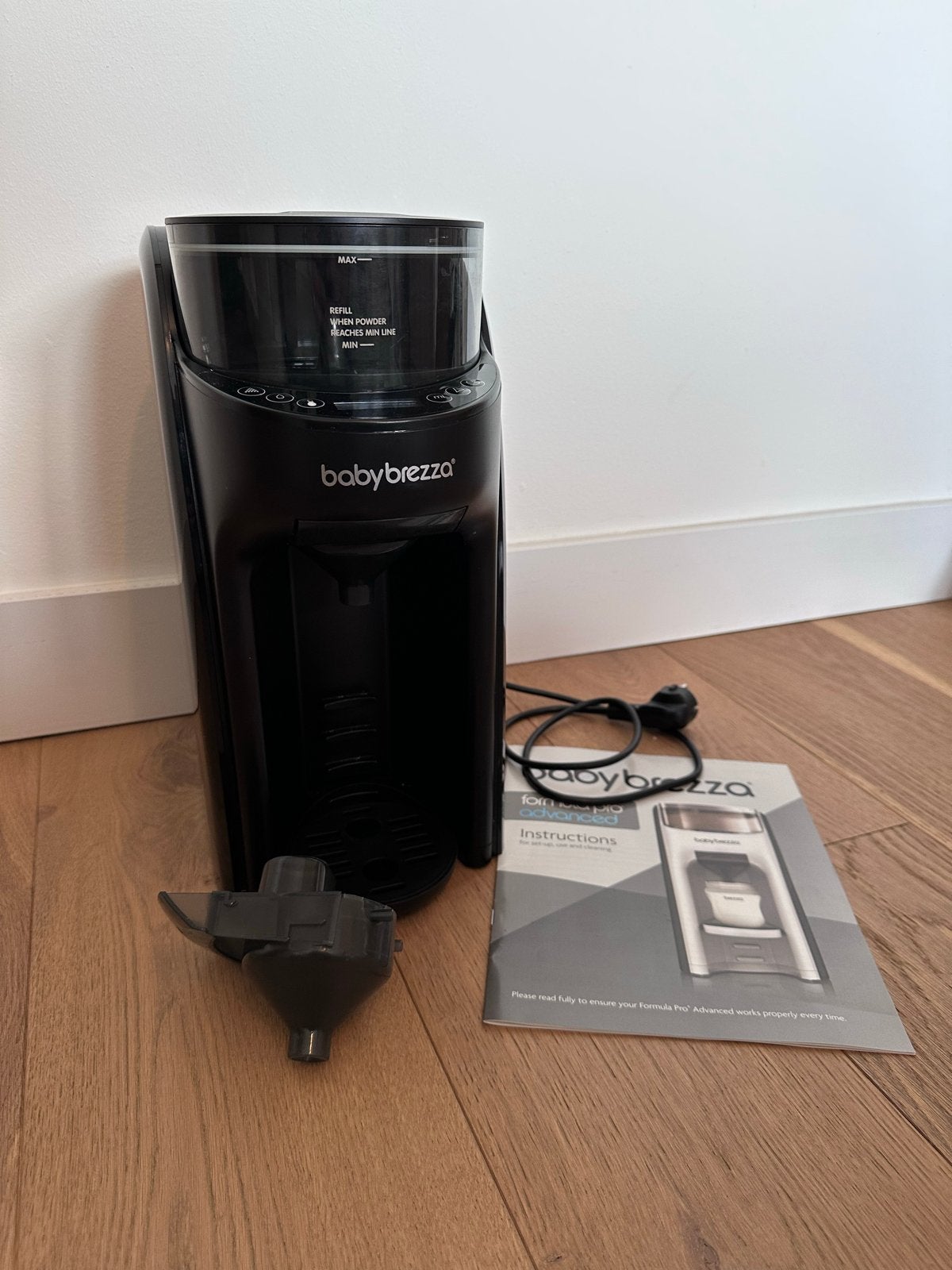 Baby Brezza Formula Pro Advanced met doos en handleiding, Zo goed als nieuw, Flessenmaker, Baby Brezza, Ophalen