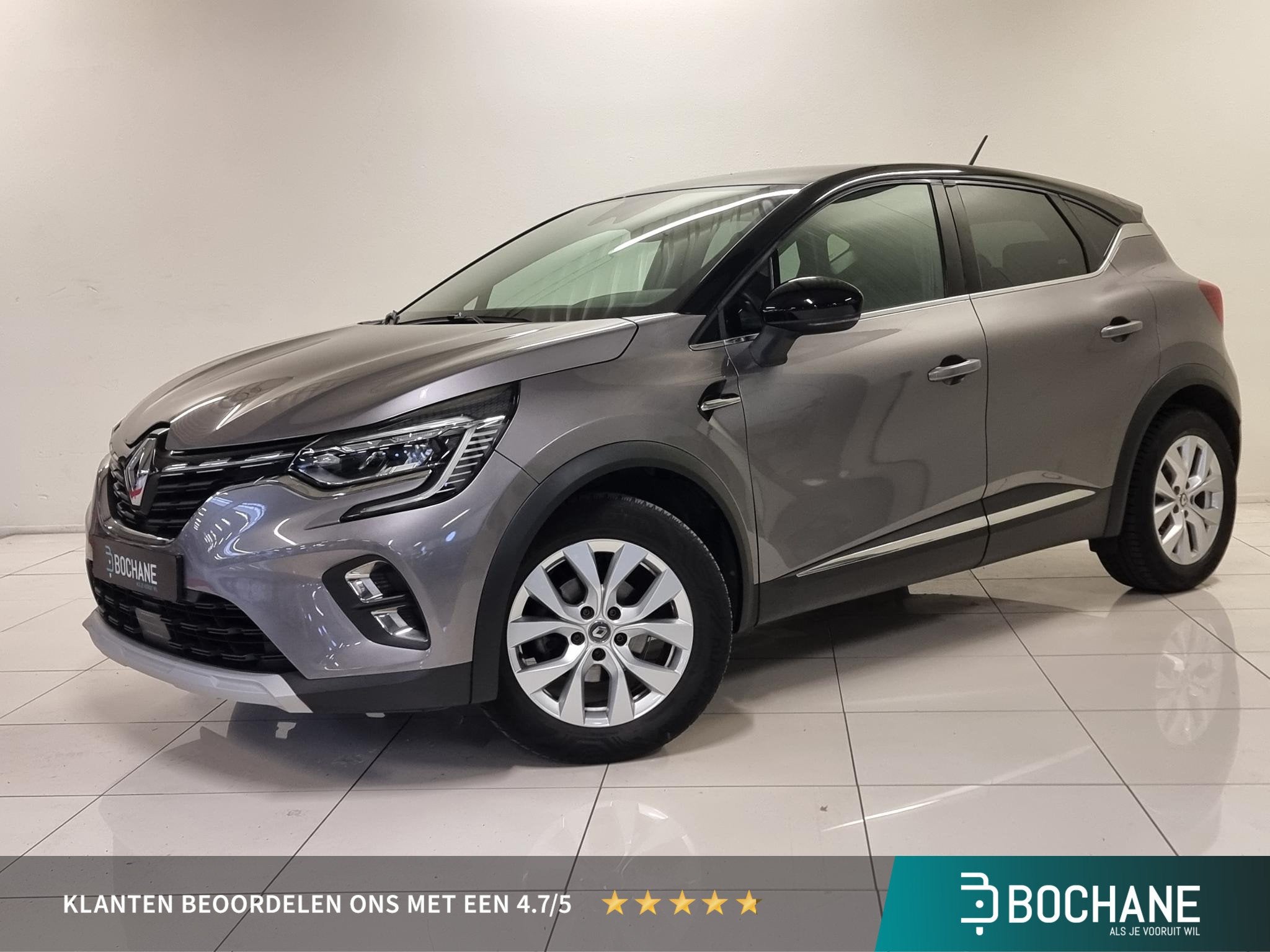Renault Captur 1.3 TCe 140 Intens | Navigatie | Parkeersenso, Gebruikt, 4 cilinders, Met garantie (alle), Leder en Stof