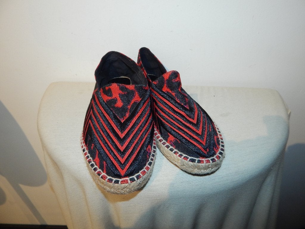 Maje espandrilles deels jaguar print & M stiksel Als Nieuw40, Overige kleuren, Verzenden, Espadrilles of Moccasins, Maje