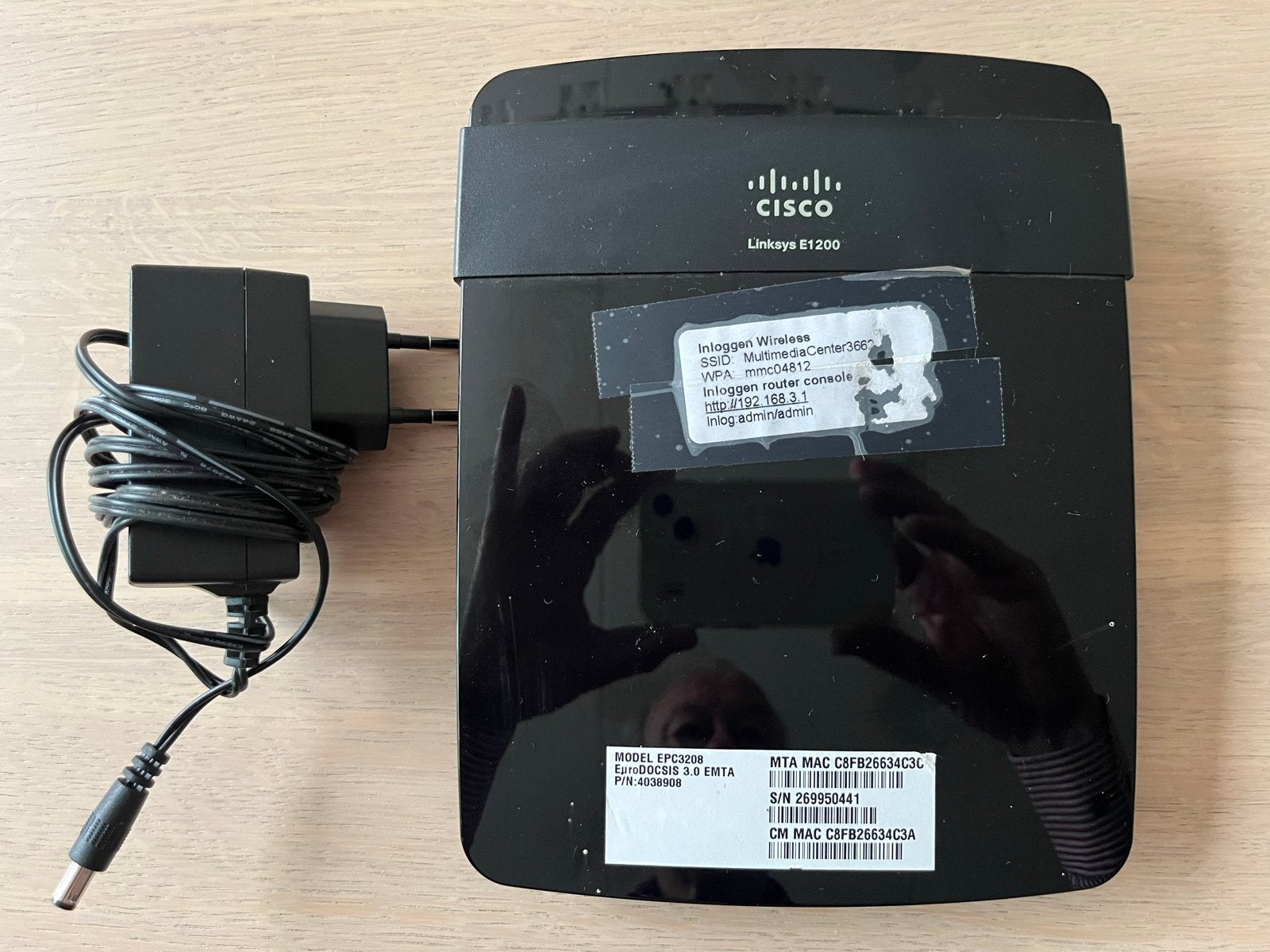Cisco Linksys E1200 Router., Ophalen of Verzenden, Zo goed als nieuw, Router