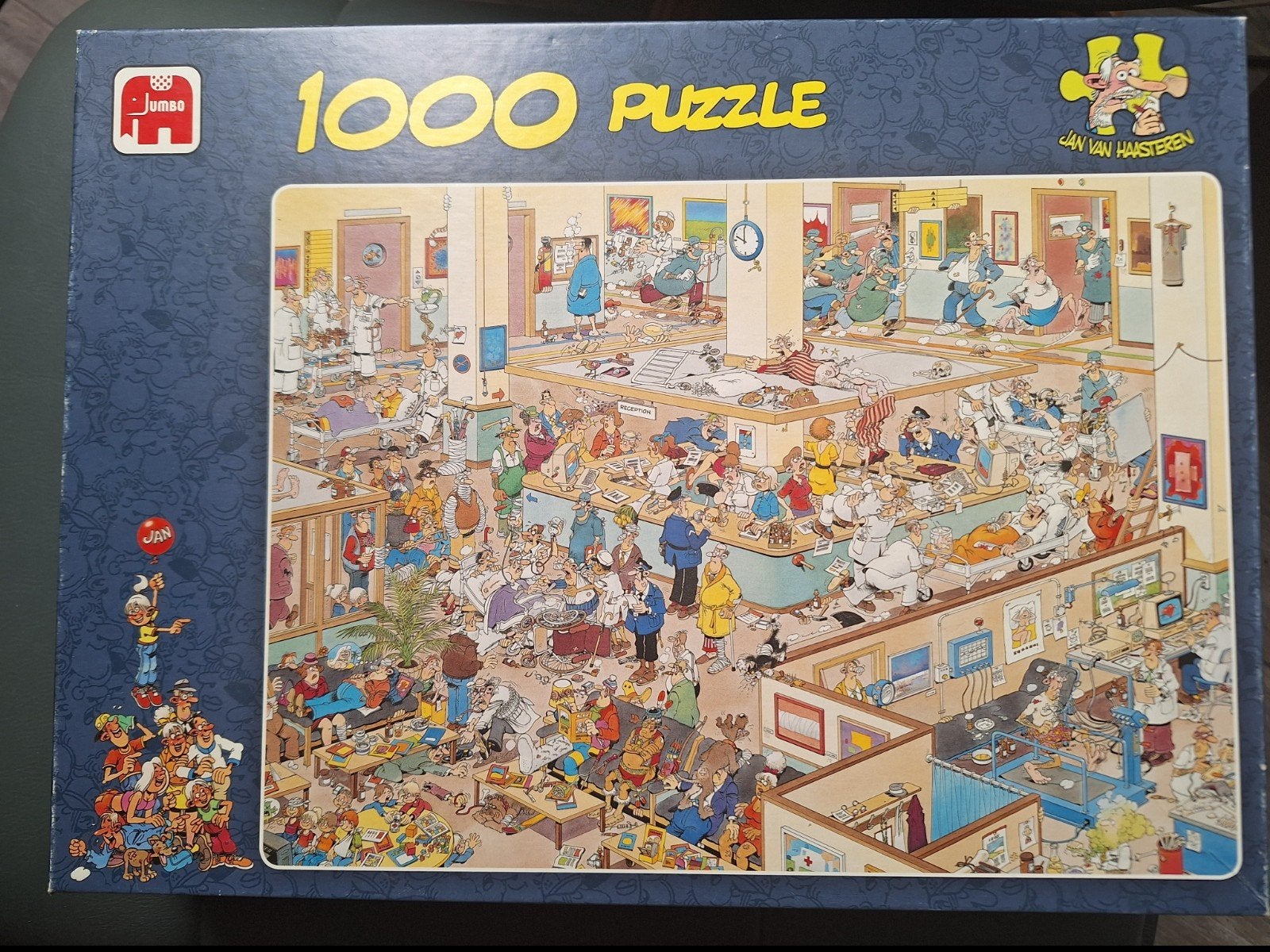 Jan van Haasteren - Van Harte Beterschap! (1000 stukjes), Ophalen, 500 t/m 1500 stukjes, Gebruikt, Legpuzzel