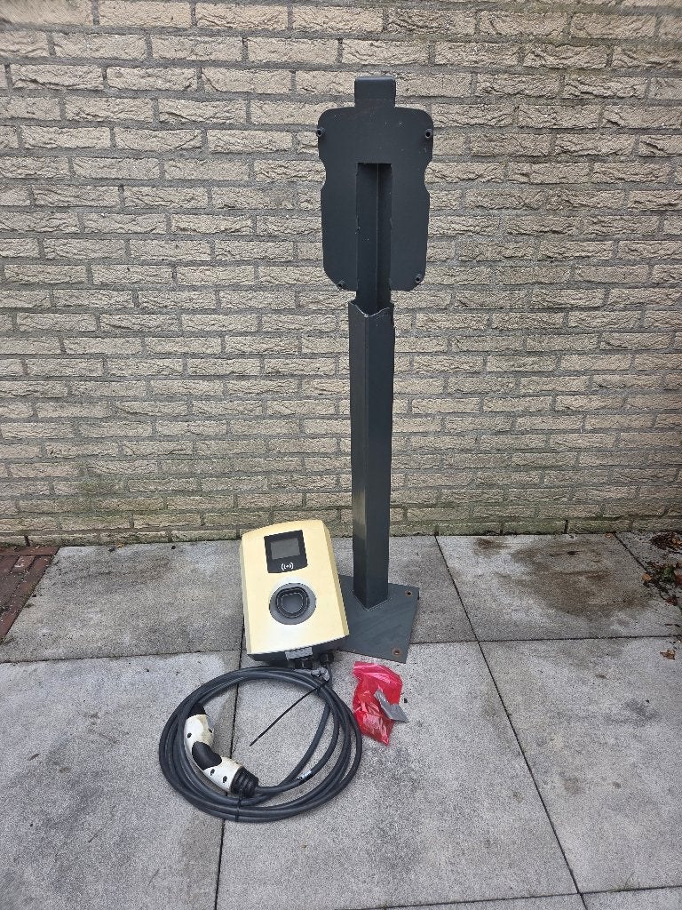 Alfen Eve Single Pro-line, 1-fase, vaste kabel MET MID-meter, Ophalen, Gebruikt, Laadpaal en Laadkabel
