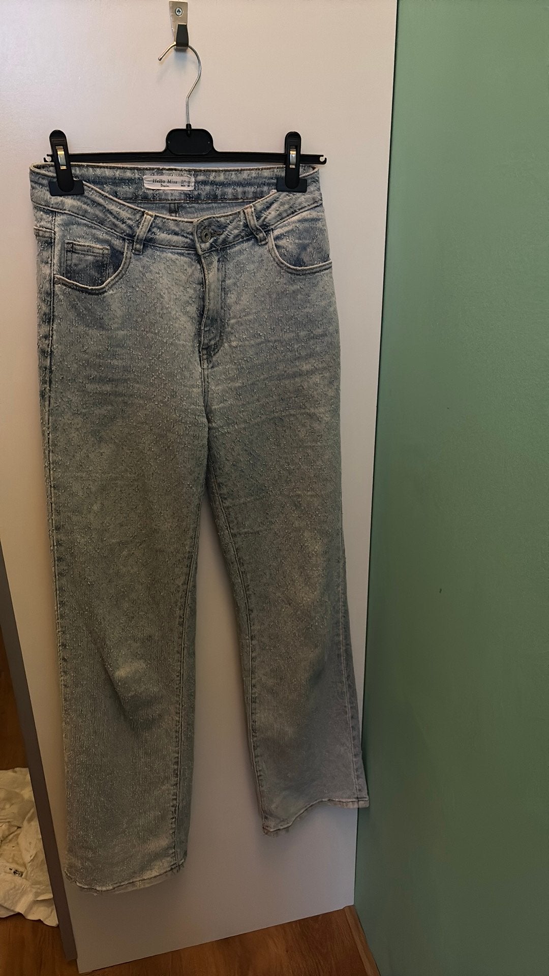 Broek van hello miss, Ophalen of Verzenden, Zo goed als nieuw, Blauw, W30 - W32 (confectie 38/40)