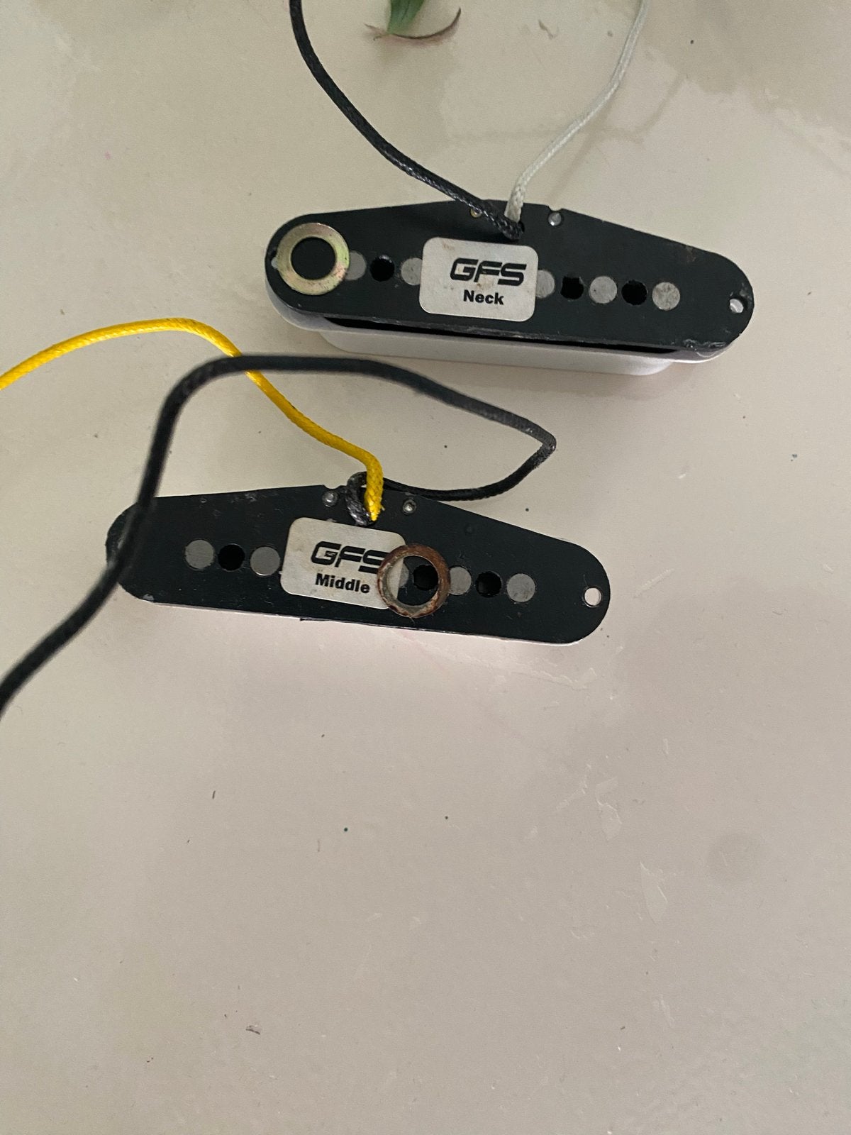 GFS Stratocaster Single Coil Pickups - Hals en Midden, Ophalen, Gebruikt
