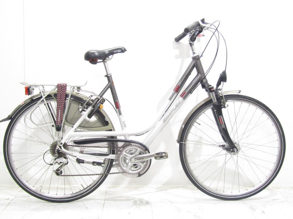 Peugeot Simplex san remo wit dames 55cm 28inch, Fietsen en Brommers, 53 tot 56 cm, Gebruikt, Overige merken, Versnellingen