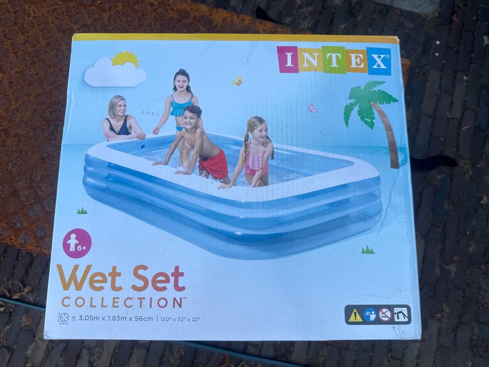 Intex Opblaaszwembad 3,05x1,83x56 cm (nieuw), Tuin en Terras, Zwembaden, Ophalen, Opblaaszwembad, Nieuw, 200 tot 400 cm