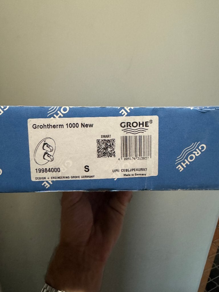 Grohe Grohtherm 1000 - afdekset chroom, Ophalen of Verzenden, Nieuw, Chroom, Douche