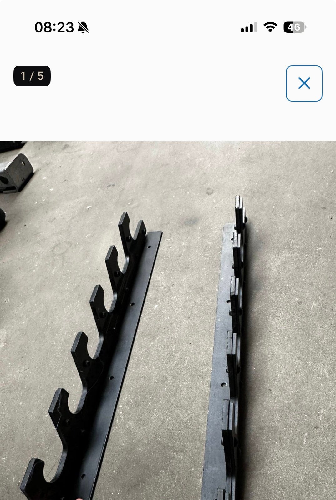 Nieuw is Doos Lifemaxx Crossmaxx Wall Mounted Bar Rack-Zwart, Sport en Fitness, Ophalen, Nieuw, Overige typen