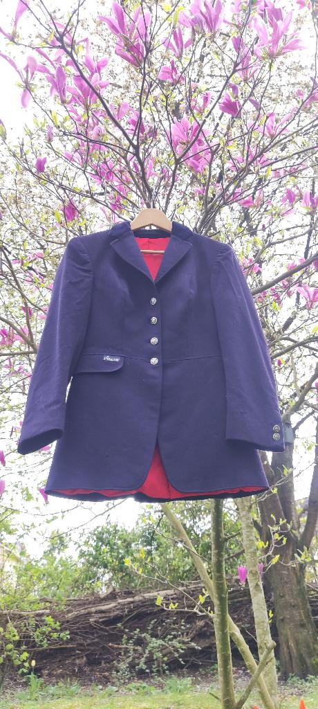 Donkerblauw wedstrijdjasje Pikeur maat 34, Dieren en Toebehoren, Paardrijkleding, Gebruikt, Ophalen of Verzenden, Bovenkleding