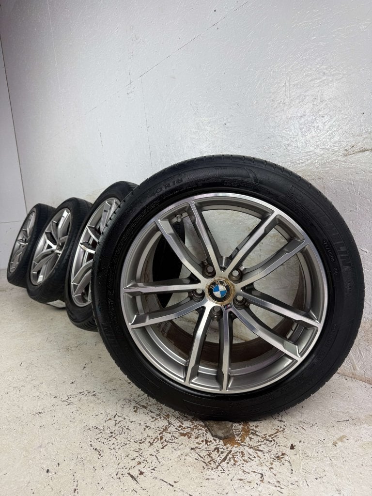 2. Originele BMW 5-Serie velgen 18" 5x112 Style 662M G30 G31, Auto-onderdelen, Banden en Velgen, Niet ingevuld, 18 inch, Gebruikt