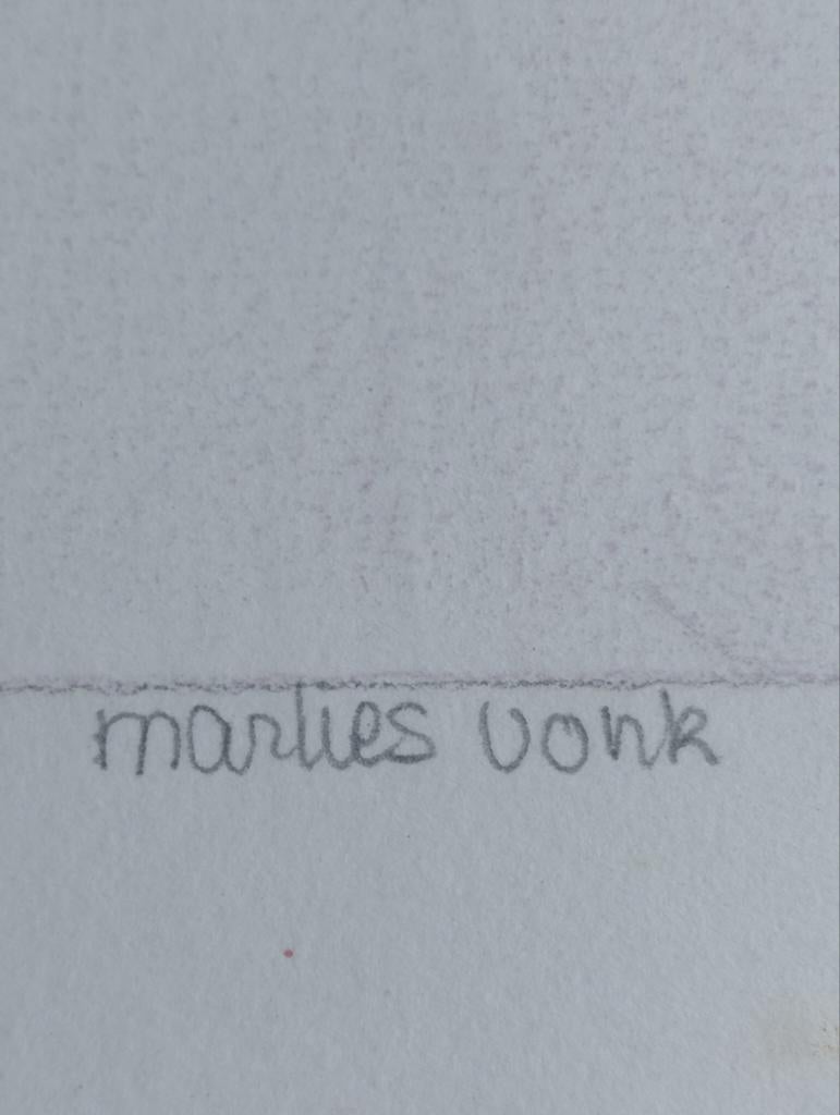 Marlies Vonk 'Madame' tekening 1982, Ophalen of Verzenden