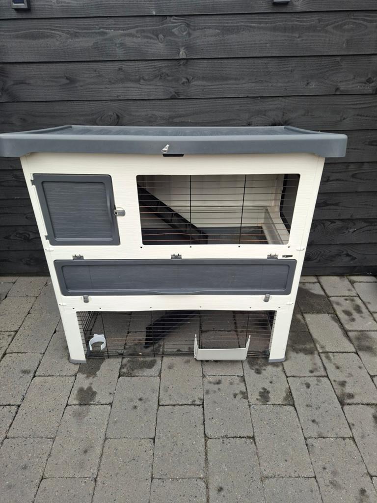 Ferplast kunsstof konijnenhok, Ophalen, 110 cm of meer, Hok, 90 cm of meer