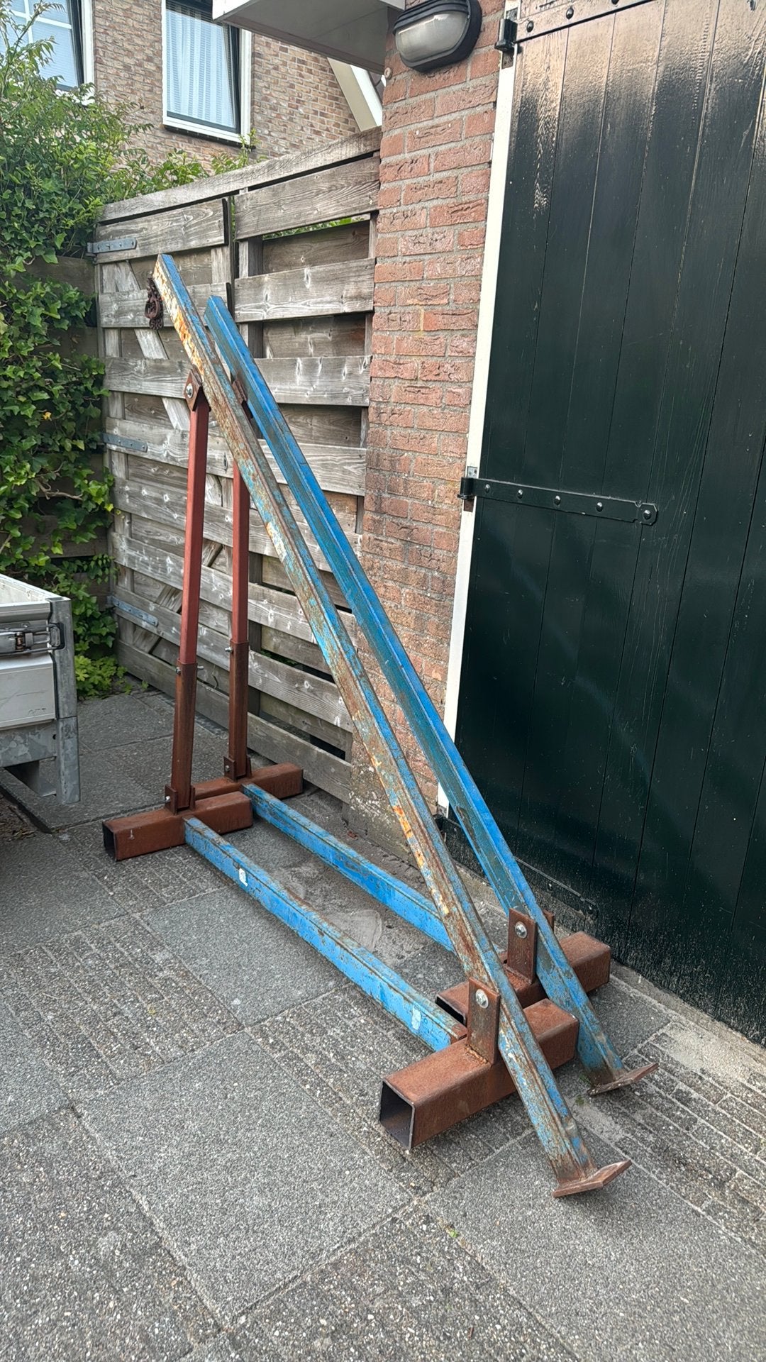 ijzeren transport bok  kozijnen en ramen div doeleinde, Ophalen, Zo goed als nieuw, 160 cm of meer