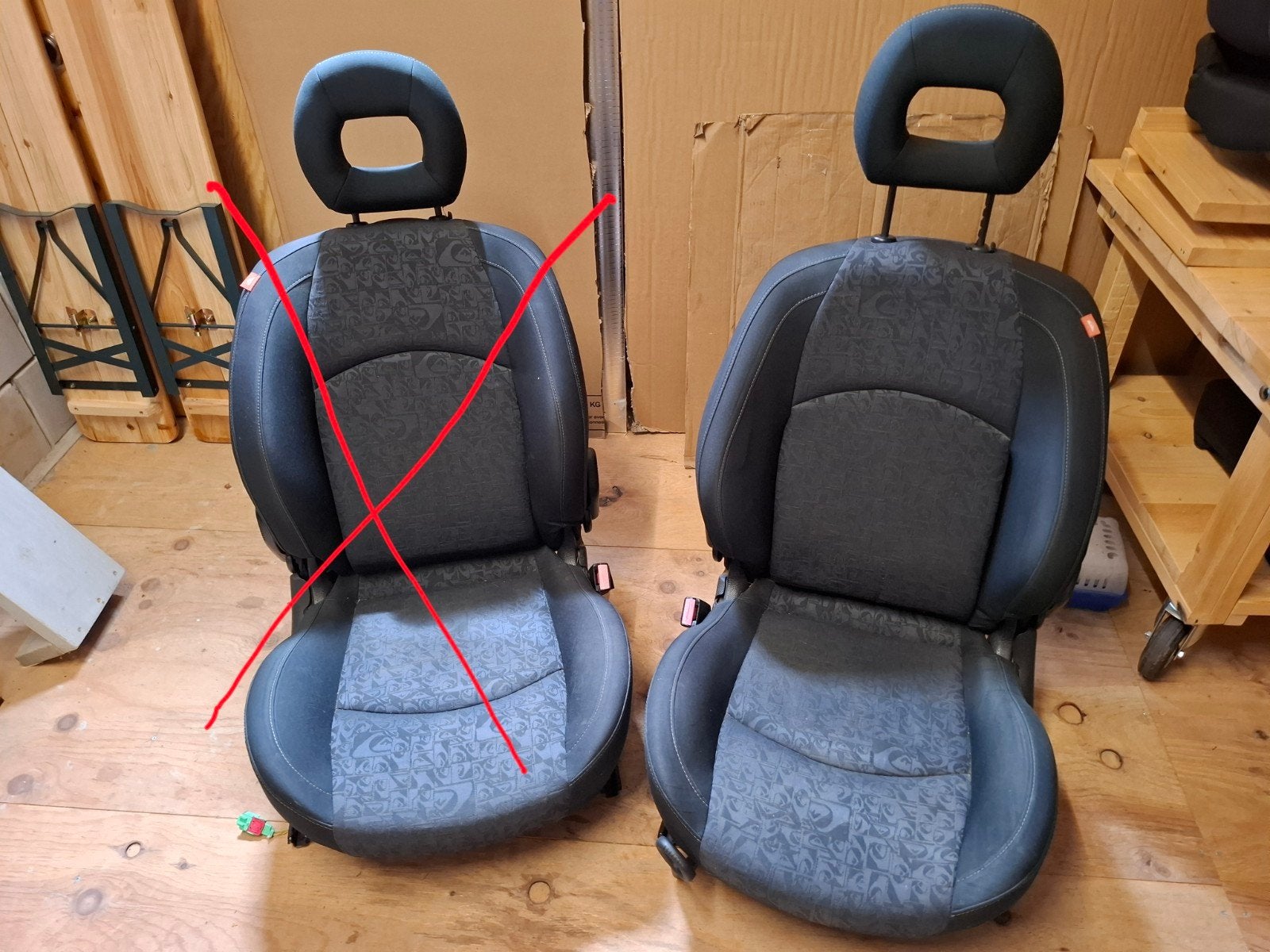 Te koop voorstoel uit Peugeot 206 1.6V uit 2006, Ophalen, Gebruikt, Peugeot