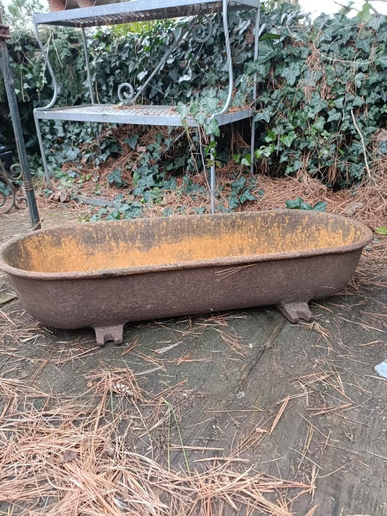 gietijzeren trog, Tuin en Terras, Ophalen, Gebruikt, Minder dan 30 cm, Balkon