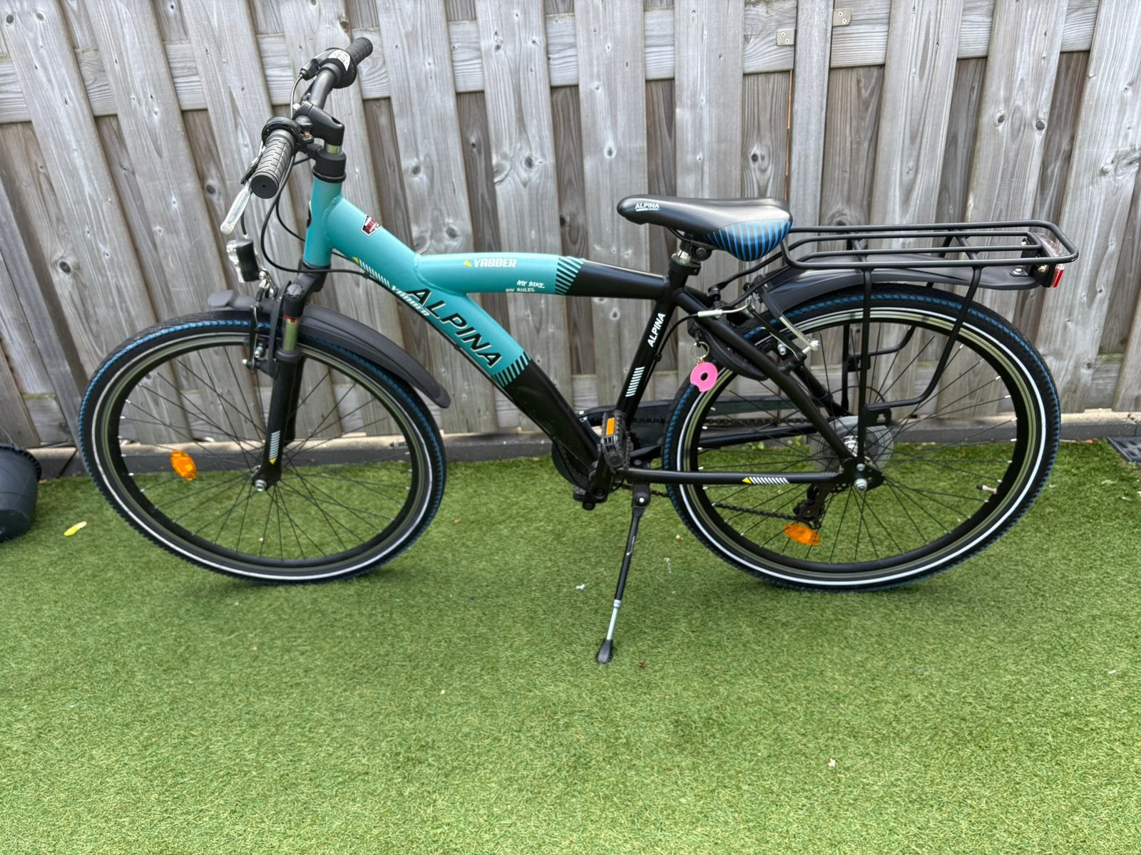 Alphina 26 inch jongensfiets, Versnellingen, Zo goed als nieuw, Trommelrem, Ophalen